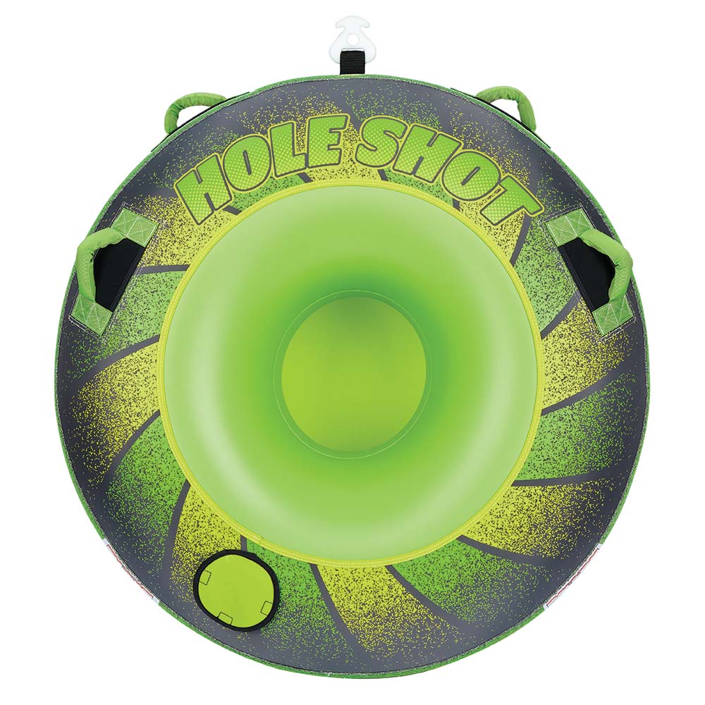 Full Throttle Hole Shot Towable Tube - 1 Rider - Green