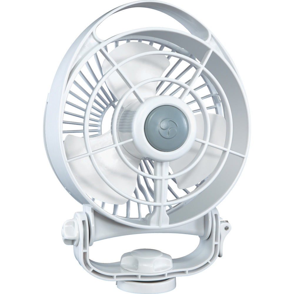 SEEKR by Caframo Bora 748 12V 3-Speed 6" Marine Fan - White